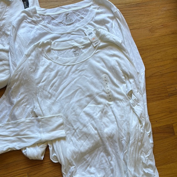 Bundle of NWT White GAP Long Sleeve Shirts - Picture 10 of 11